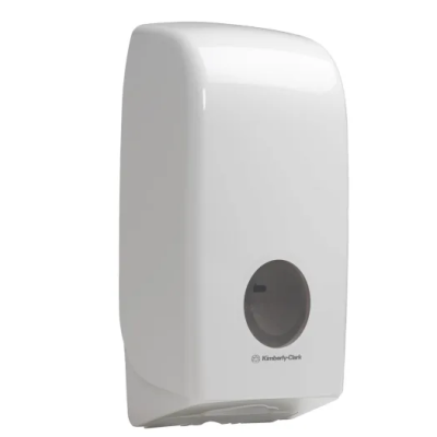 Kimberly Clark White Plastic Toilet Paper Dispenser, 170mm x 350mm x 380mm