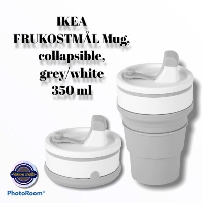 *IKEA FRUKOSTML collapsible mug tumbler 350ml
