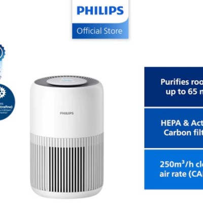 Philips AC0950 | Smart Air Purifier Mini | HEPA NanoProtect | AeraSense Tech | 250 m3 h | 65 m2 | Air+ App | AC0950 10