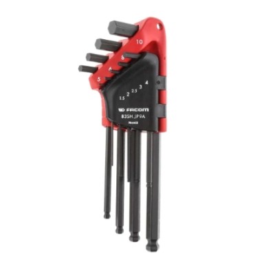 Facom 9 piece L Shape Metric Hex Key Set 83SH.JP9APF