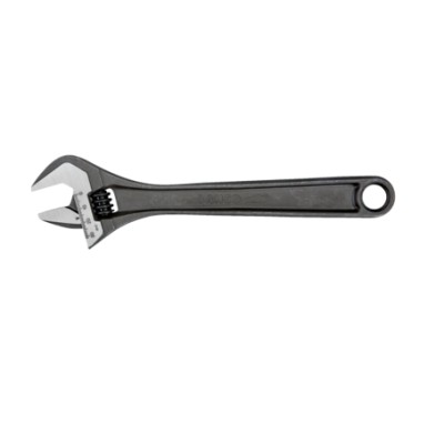 Bahco Adjustable Spanner, 110 mm Overall, 9mm Jaw Capacity, Metal Handle