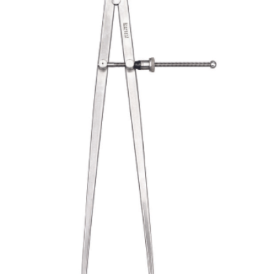 72B-12 Yankee Spring-Type Calipers, Inside, 12" Size and Capacity, Quick-Spring Nut, Flat Leg