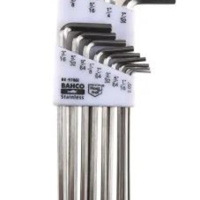 *Bahco 13 piece L Shape Imperial Hex Key Set, 0.05 ? 3 8"