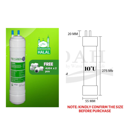 OEM KOREA PP WATER FILTER HALAL 10" (PRE-CARBON)