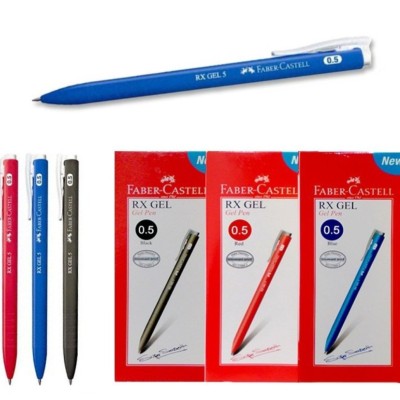 Faber Castell RX Gel Pen Red 0.5mm