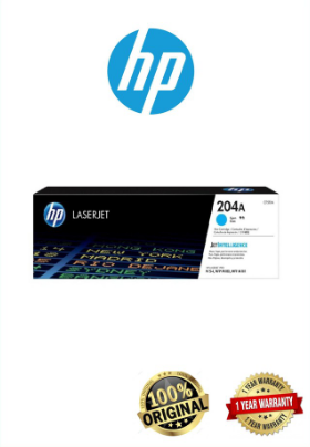 HP 204A Cyan Original LaserJet Toner Cartridge