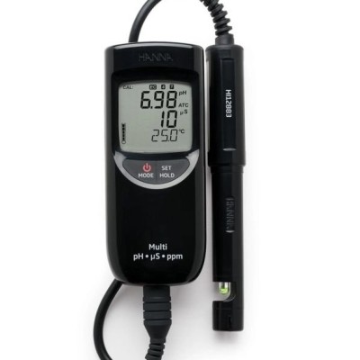 Portable Waterproof pH EC TDS Meter (HI991300)