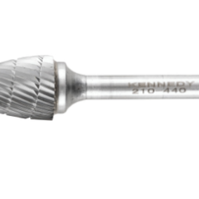 BURR, TUNGSTEN CARBIDE BURR, ROUND TREE, CHIPBREAKER, 10MM