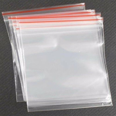 9" x 14" (22.86 cm x 35.56 cm) Ziplock Plastic Bags  Pack of 100