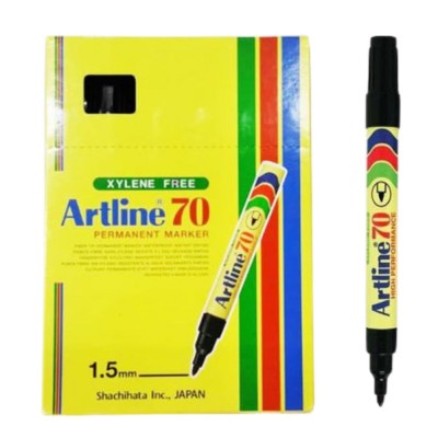 Marker Pen 70, Black, 12's