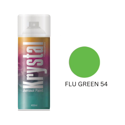 PAINT SPRAY 54 FLUO GRN 400ML KRYSTAL