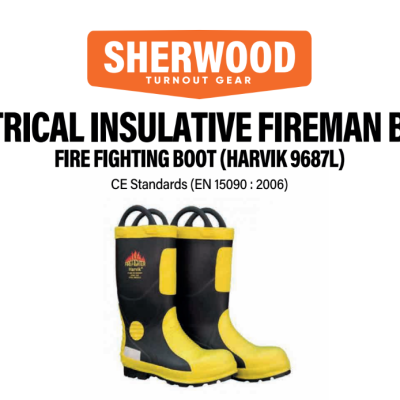 Fire Fighting Boot - Harvik 9687L, UK6.5