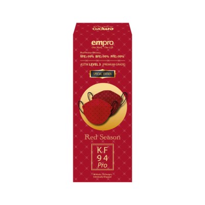 *EMPRO KF94 PRO RED CELEBRATION 10S