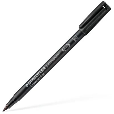 Staedtler Lumocolor Permanent Marker 317 M (BLACK)