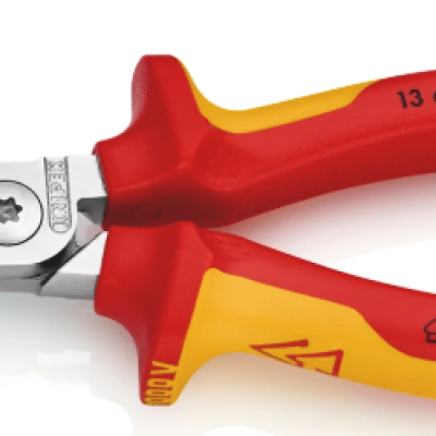 Knipex 13 66 180 T Series Cable cutters and wire, 0.1 mm Min, 10 mm Max, 180 mm Overall