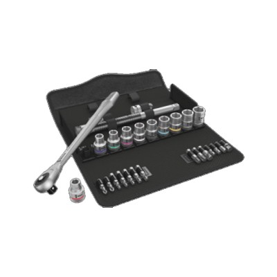 *Wera 004080 28 Piece Imperial Socket Set 1 2 Sq Drive