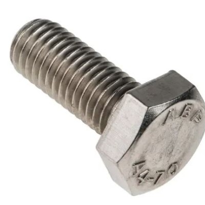 RS PRO Stainless Steel, Hex Bolt, M10 x 25 mm (25pcs)