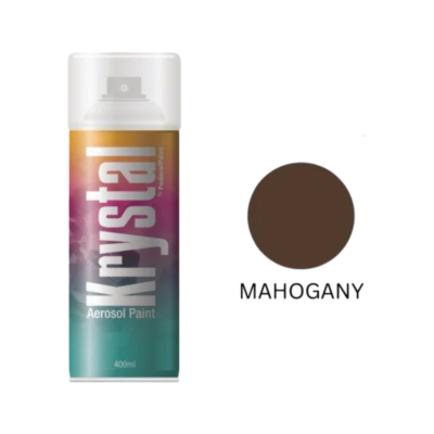 PAINT SPRAY 60 AEROSOL MAHOGANY 400ML KRYSTAL
