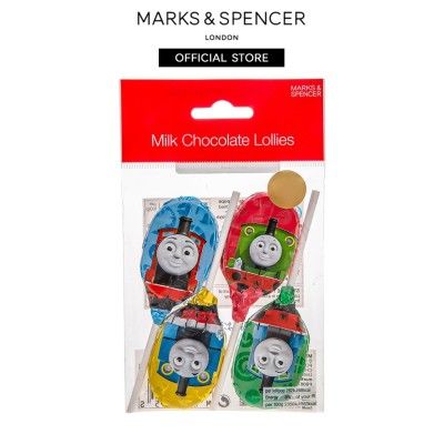 *M&S Foods - Milk Chocolate Lollies (4 Foiled)