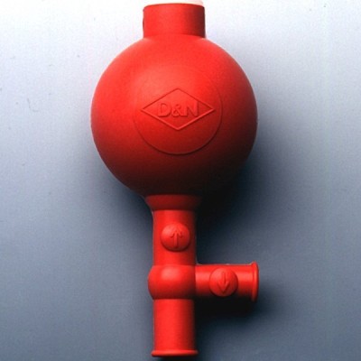 Deutsch & Neumann Flip Safety Pipette Filler, Universal Type,Red