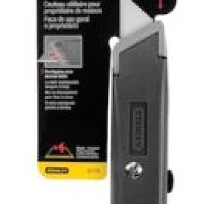 KNIFE, UTILITY KNIFE, RETRACTABLE BLADE, 6 1 8"