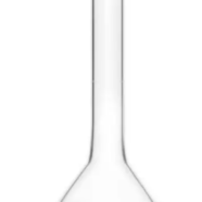 DWK Duran Volumetric Flask 250 mL with One Graduation Mark, Polyethylene Stopper, NS 14 23 (2pcs pack)