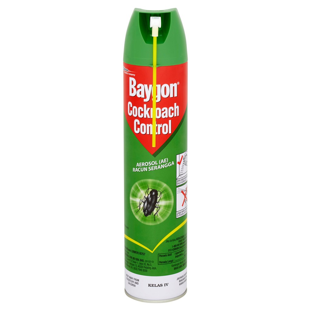 Baygon Cockroach Control Aerosol (570ml)