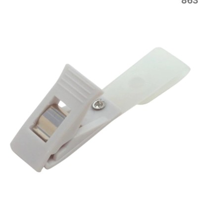 CBE Plastic Name Tag Badge Clip