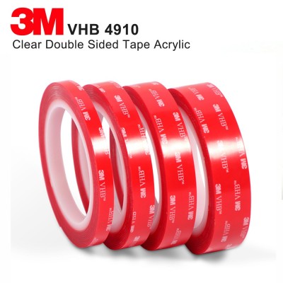 3M Scotch VHB 4910 Outdoor Permanent Transparent Acrylic Double Side Sided Mounting Foam Tape [5mm]