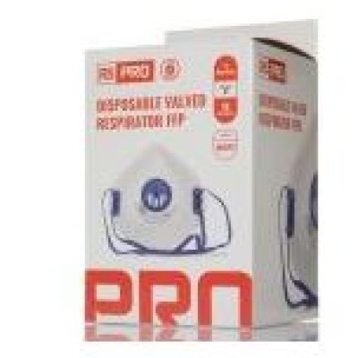 RS PRO Disposable Respirator for General Purpose Protection, FFP2, Valved, Moulded 10 per Package