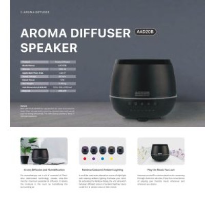 *Acson Aroma Diffuser Speaker (200ml) AAD20B - Humidifier