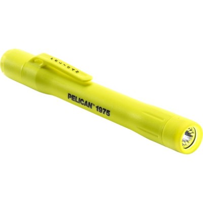 PELICAN 1975 LED Penlight Flashlight 117 Lumens Safety Rated - Yellow