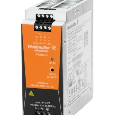 Weidmuller PRO MAX 180W 24V 7,5A Power Supply