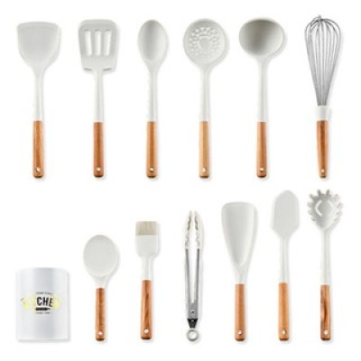 *KEMORELA Modern Minimalist Silicone Kitchenware Set Cooking Utensils (13 Pcs)