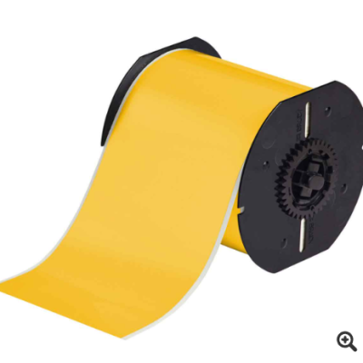 Permanent Adhesive Vinyl Label Tape for B30 Yellow Size 2