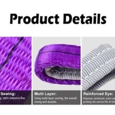 ARMSTRONG 2TON Heavy Duty Polyester Webbing Sling Tali Angkat Sling Belt 2M