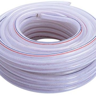 HOSE, CLEAR PVC HOSE, FIBER REINFORCED, 2" x 40M
