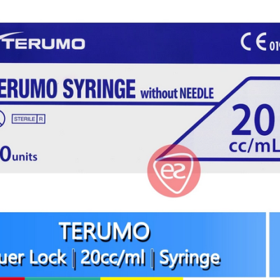 TERUMO SYRINGE 20CC (20ML) LUER LOCK 50S (CODE SS+20L)