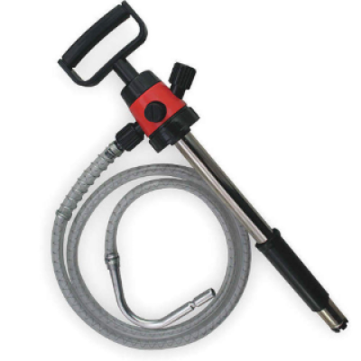 OIL SAFE 102308 Premium Pump, Red Hand Held