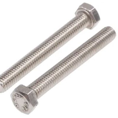 RS PRO Stainless Steel, Hex Bolt, M5 x 40 mm