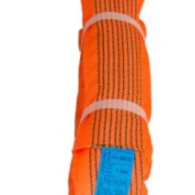 6 TONNE X 6 MTR EFT.LEN POLYESTER ROUND SLING (TECHNOTEX HOLLAND) SF 7:1 C W MILL CERT, VISUAL TEST CERT & SAFETY TAG