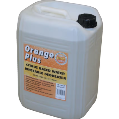 Solent Lubricants Orange Plus, Degreaser, Solvent Based, Bottle, 20L