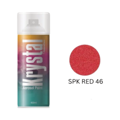 PAINT SPRAY 46 SPARKLING RED COL 400ML KRYSTAL