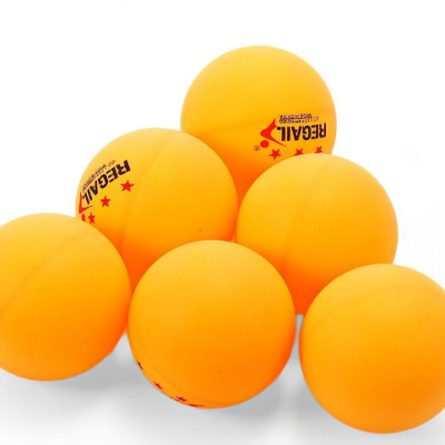 *Regail Table Tennis Ping Pong Ball Orange White (10pcs)