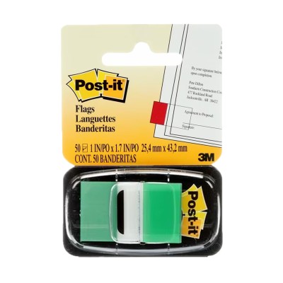 3M POST-IT FLAG TAPE (GREEN)