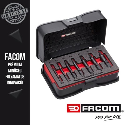 Facom SXE.J7MGRPPB 7 Piece OGV Screw Extractor Set