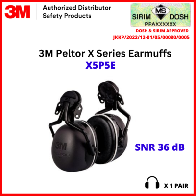 Dosh and Sirim  Approve 3M PELTOR X5P5E EU EARMUFF HELMET ATTACH
