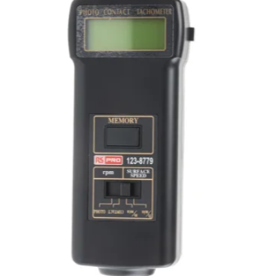 RS PRO Tachometer Best Accuracy 0.05 % - Contact, Optical LCD 99999rpm