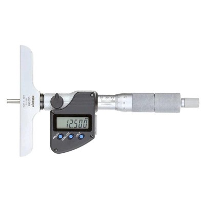 MITUTOYO 0 - 12"   0- 300mm Digimatic Interchangeable Rod Depth Gauge Set, Code: 329-351-30
