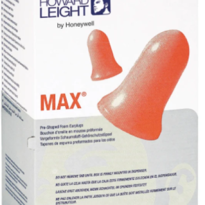 Honeywell MAX-1 MAX uncorded earplugs, MXM-1, 200 Pair per Box
